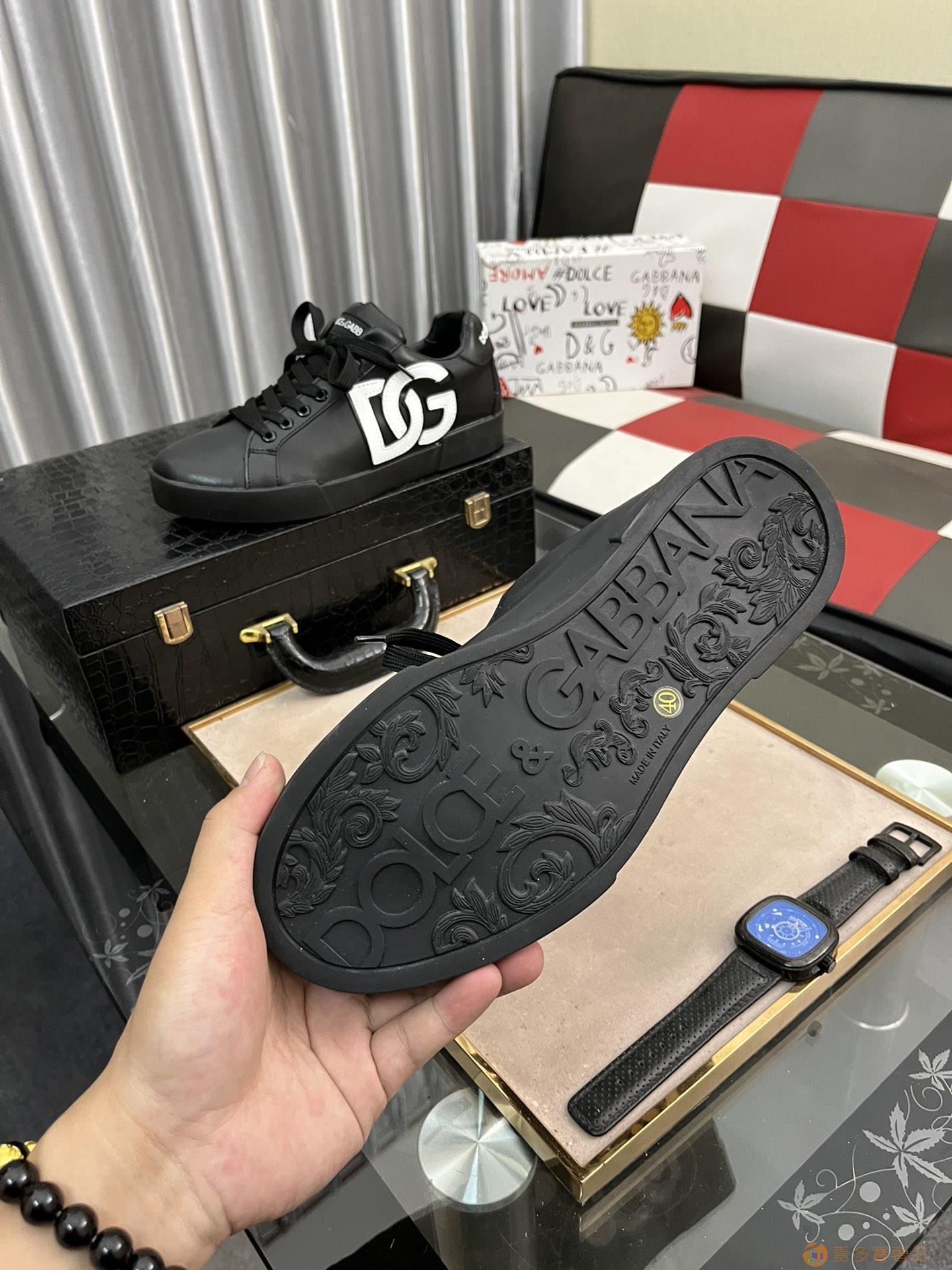 新品D&G杜嘉班納高端男士運動休閑鞋！頂級專櫃原單貨高仿a貨
