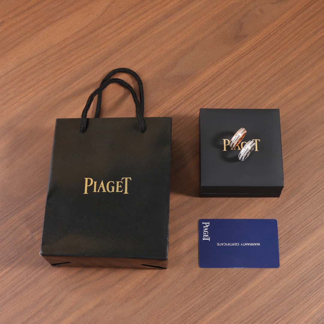 伯爵Piaget雙排POSSESSION時來運轉繫列方鉆戒指高仿a貨