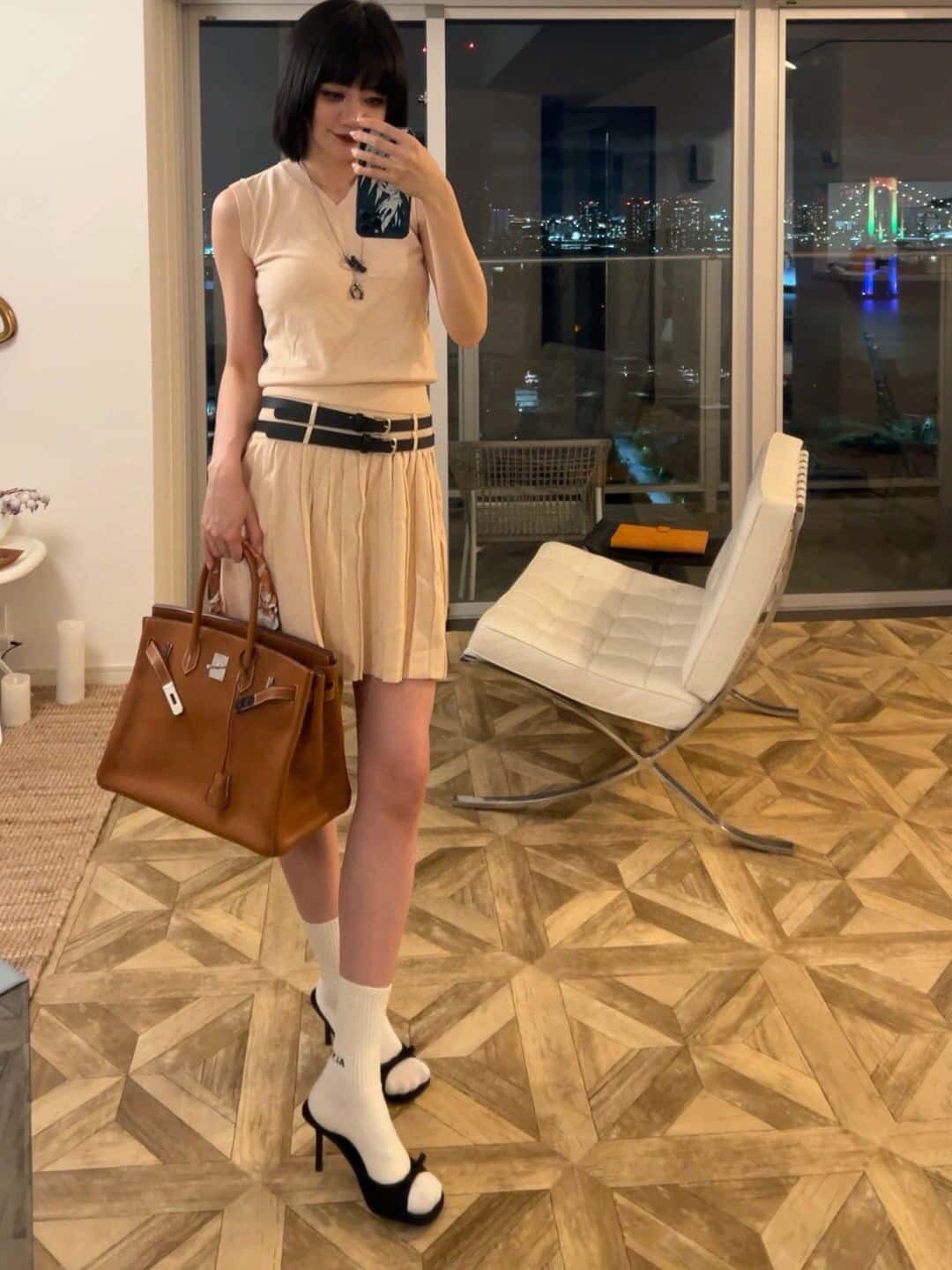 HERMES愛馬仕Carrousel水牛角項鏈高仿a貨